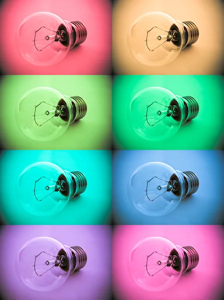 Colección de bulbos de color —  Fotos de Stock