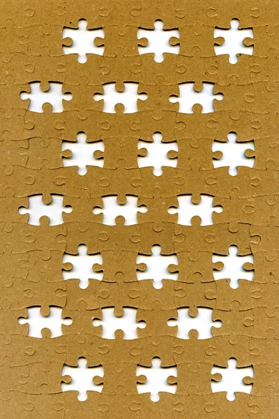 Puzzle with missing pieces — Stock Photo, Image