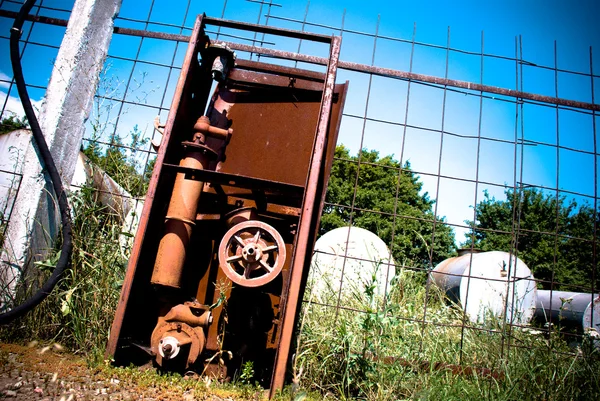 旧煤气站 — 图库照片