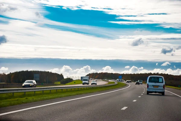 stock image Cars on a highway