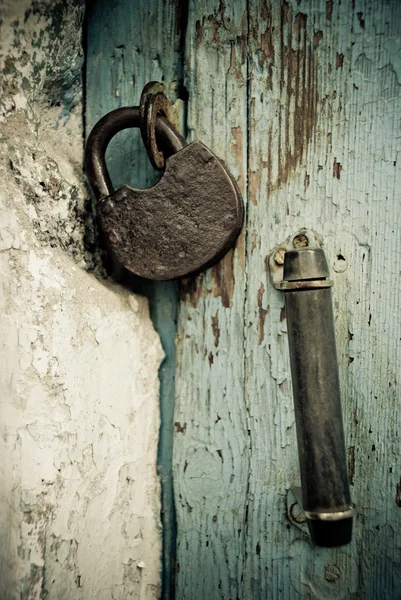 Old rusted lock — Stock Photo, Image
