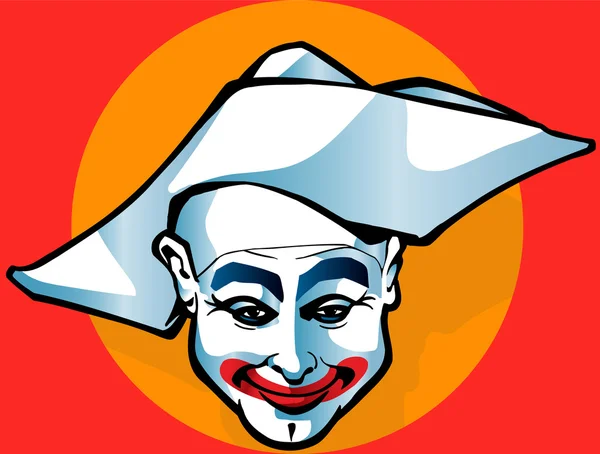 Sourire de clown — Image vectorielle