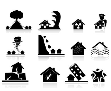 House disaster clipart