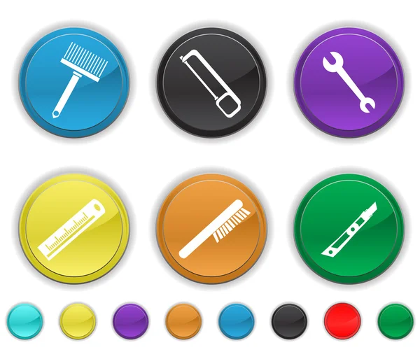 Tools icons — Stock Vector
