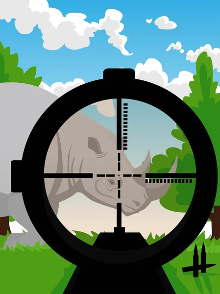 Safari chasse — Image vectorielle
