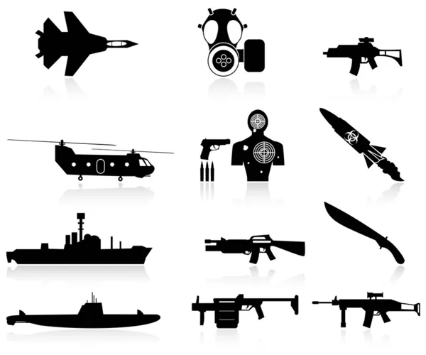 Военное оружие — стоковый вектор
