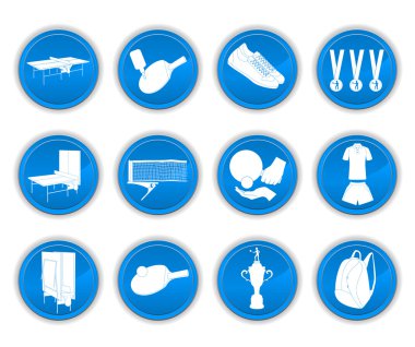 Masa Tenisi simge kümesi