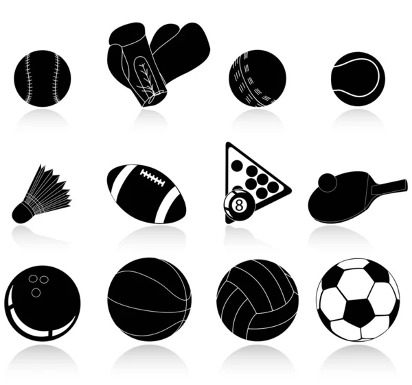 Спорт іконки Ліцензійні Стокові Вектори