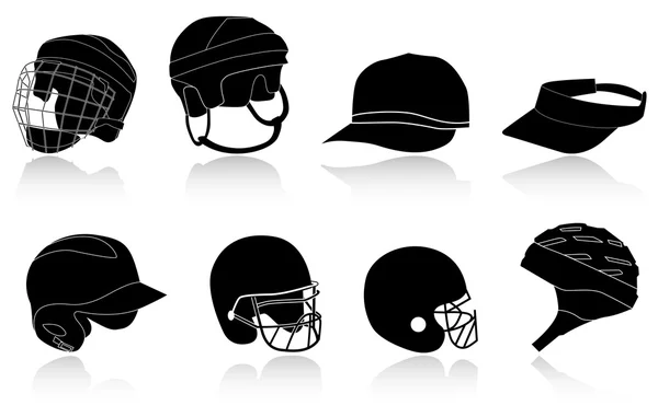 Cappelli sportivi Illustrazione Stock