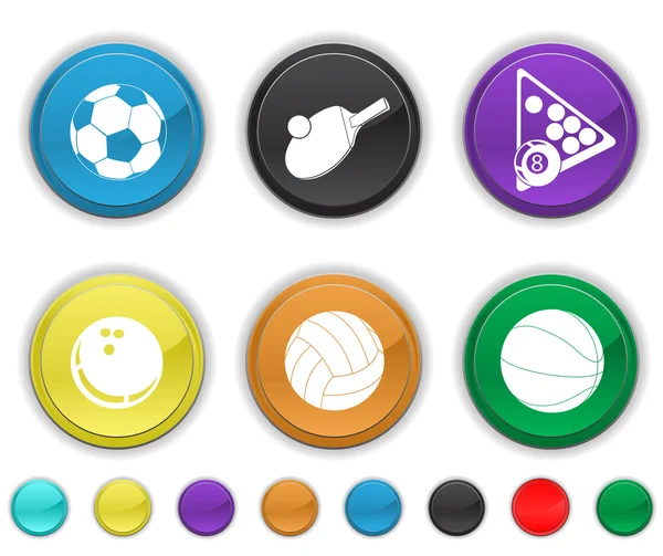 Sport icons — Stock Vector