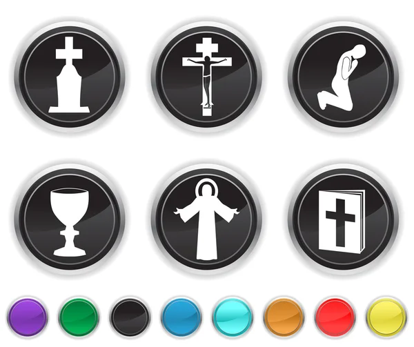 Iconos de religión — Archivo Imágenes Vectoriales