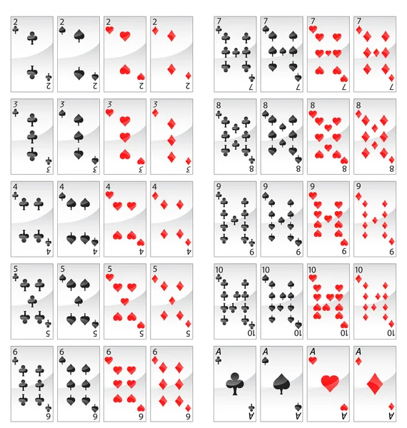 stock vector Poker cards