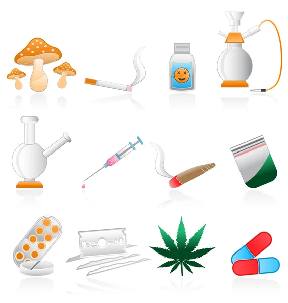 Drogues récréatives — Image vectorielle
