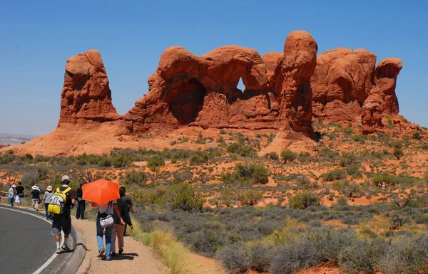 On The Way to Double Arch — Stock Photo, Image