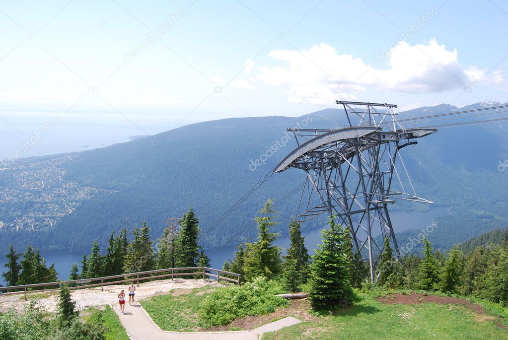 Hiking at Grouse Mountain