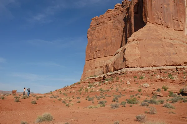 Courthouse Towers at Arches — Stock Photo, Image