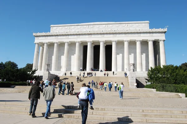 Monumento di Washington DC Lincoln — Foto Stock