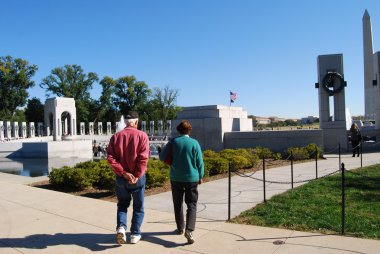 üst düzey çifte dünya Savaş Anıtı, washington dc, ABD