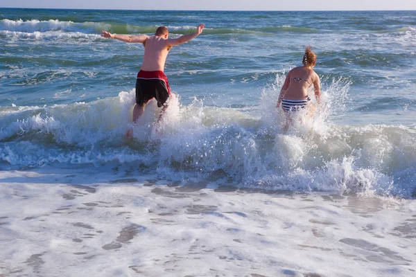 Stock image Splashing in the waves