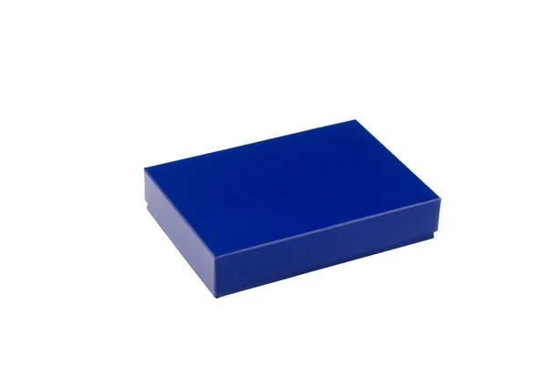 The blue box for card holders — Stock Photo, Image
