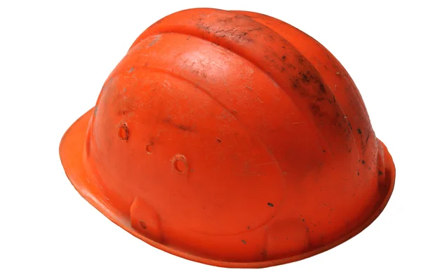 stock image Dirty construction helmet