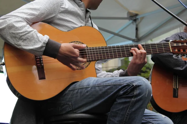 Фламенко-гитара — стоковое фото