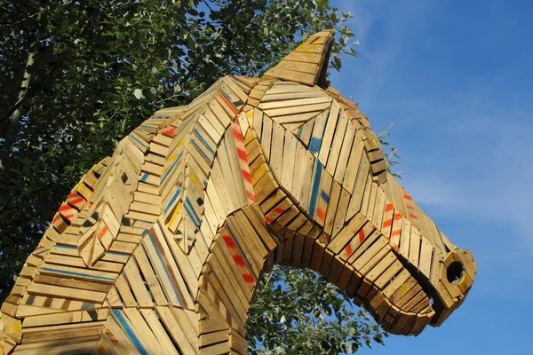 Cavalo de madeira — Fotografia de Stock