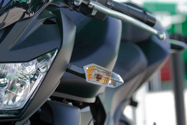 Front of a motorcycle — Stock Photo, Image