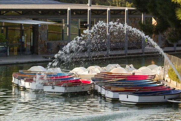 Boats in a park — Stock Photo, Image