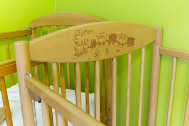 Wooden cradle clipart