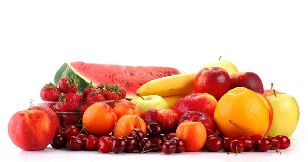 다양 한 과일들로 만족하라 — 스톡 사진