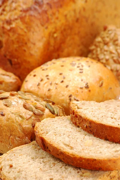 stock image Composition with bread and rolls