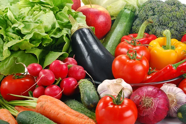 Composición con verduras crudas — Foto de Stock