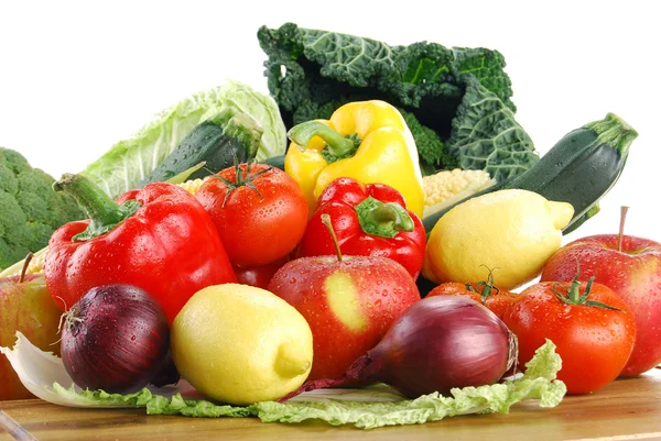 Skład z surowych warzyw — Zdjęcie stockowe