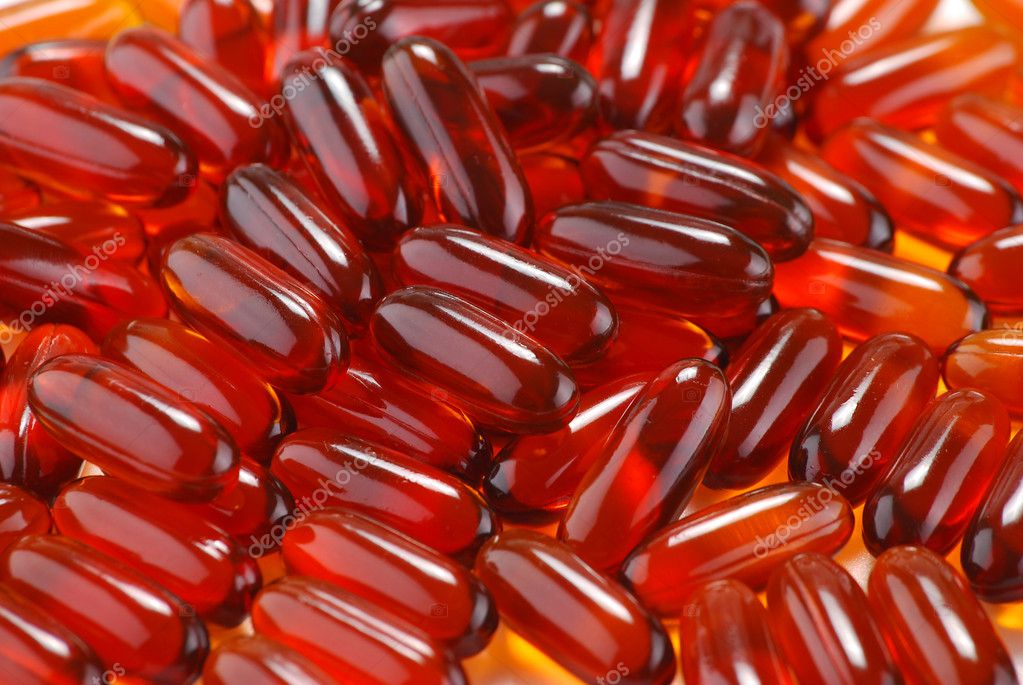 Lecitin capsules. Dietary supplement — Stock Photo © monticello 5406061