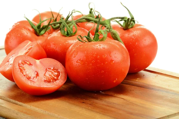 Composition with fresh tomatoes — Stock Photo, Image