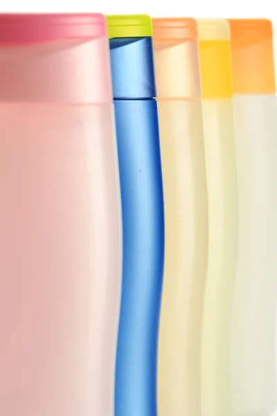 Testápolási és szépségápolási célú műanyag palackok — Stock Fotó