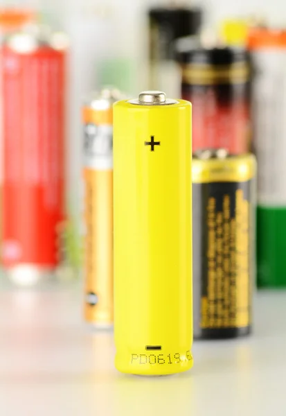 Alkalické baterie — Stock fotografie