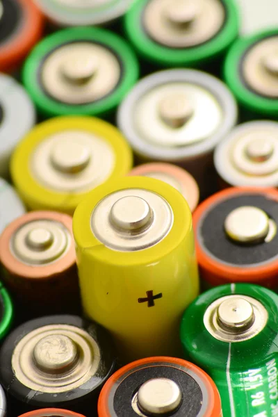 Щелочные батареи — стоковое фото