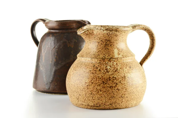 Cerâmica velha. Cozinha pratos — Fotografia de Stock