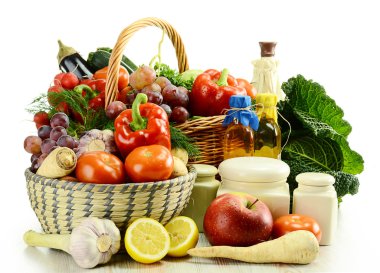 Raw vegetables clipart