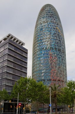 Torre agbar, Barselona, İspanya