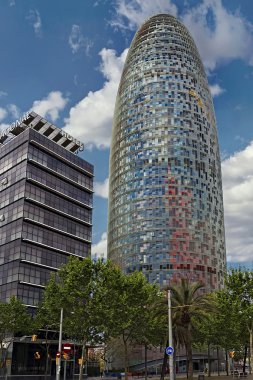 Torre agbar, Barselona, İspanya