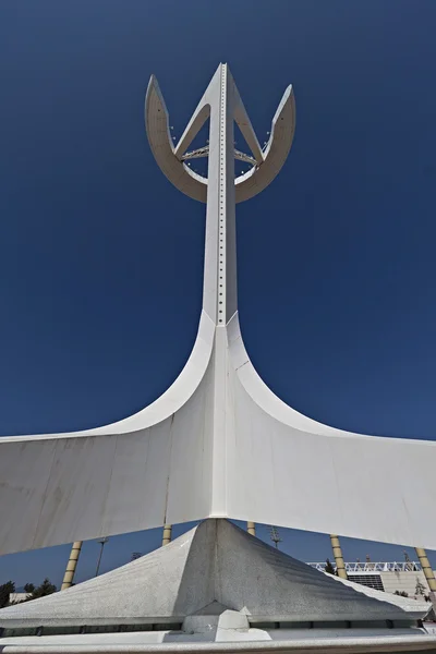 Montjuic hírközlési torony — Stock Fotó