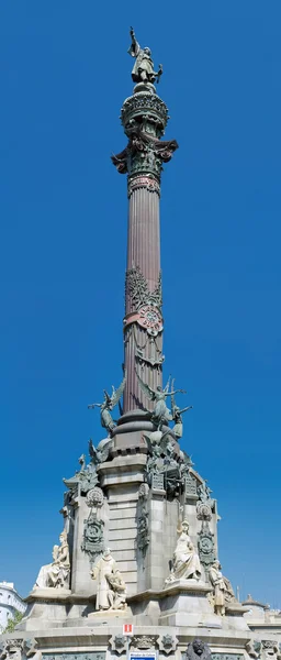 哥伦布纪念碑巴塞罗那 — 图库照片