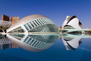 Hemisferic in The City of Arts and Sciences Valencia, Spain clipart