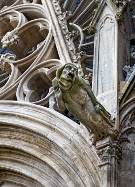 Carcassonne, France, UNESCO. Cathedral clipart