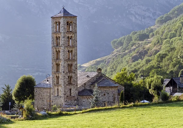 罗马式教堂的圣克莱门特 de taull，加泰罗尼亚，西班牙 — 图库照片