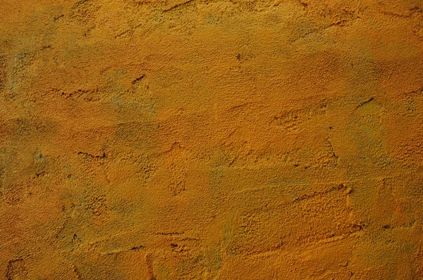 Grov gul cement vägg bakgrundsstruktur — Stockfoto