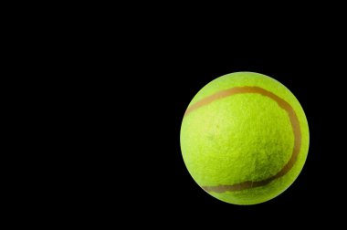 Tenis topu izole